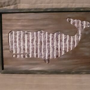 Rustic Whale Wall Art